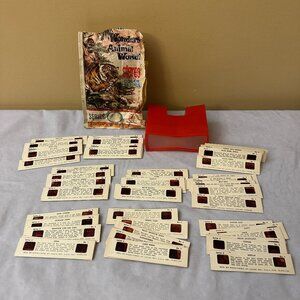 Vintage Stori-Views Viewer and 54 Wonders Of the Animal World Slides